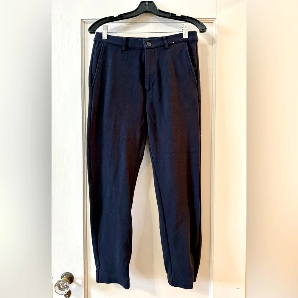 Uniqlo | Men's Navy Milano Knit Jogger Pants S